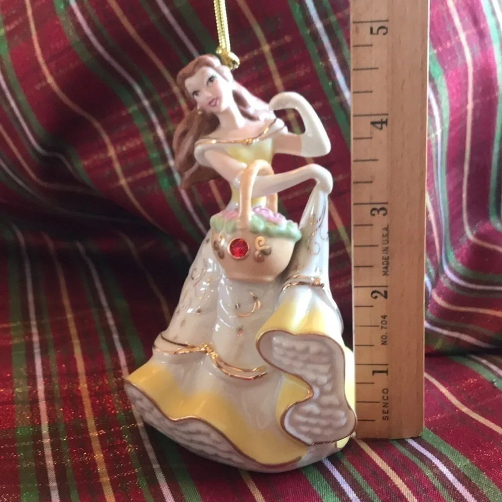 Brand New Lenox Disney Showcase Princess Belle Christmas Tree Ornament